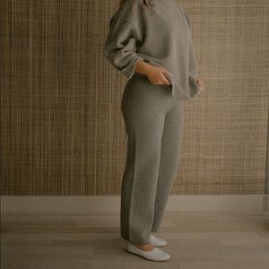 James Street Co Merino Wool Relaxed Pant